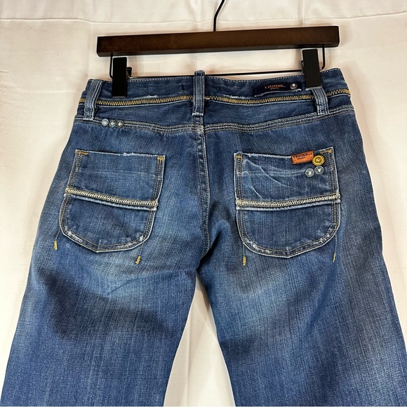 VIGOSS Women’s Size 27 Denim Jeans Bootcut Style Fit Embellished Details Cotton - Picture 13 of 16